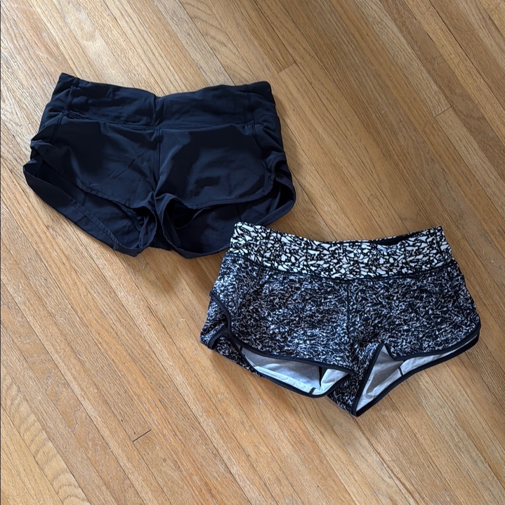 lululemon athletica Black Athletic Shorts